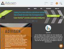 Tablet Screenshot of advisenltd.com